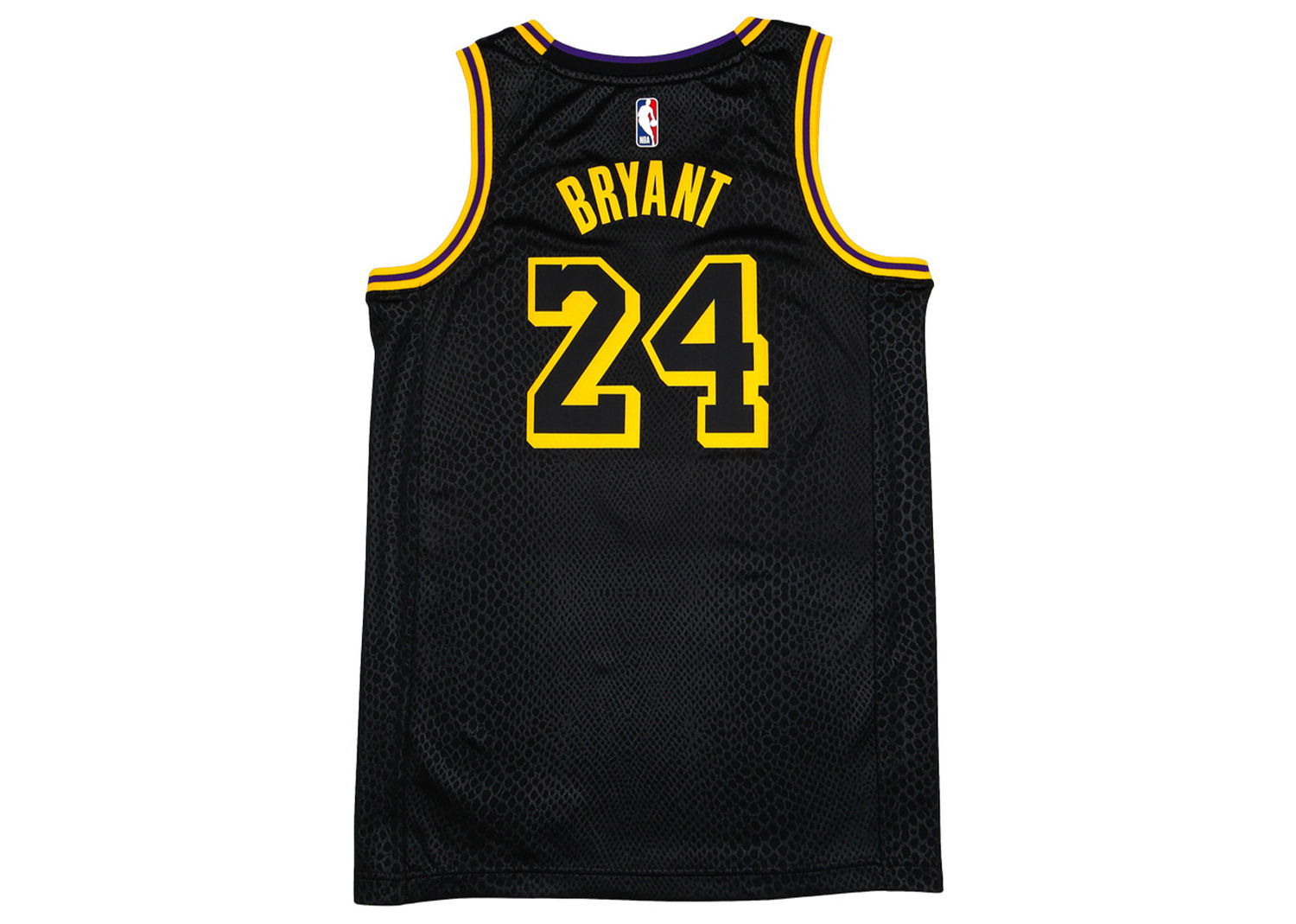 Jersey Nike Los Angeles Lakers Kobe Bryant Black Mamba City Edition Swingman Jersey Sort | DJ0471-010, 0