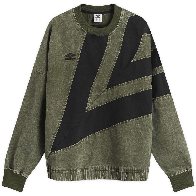 Sweatshirt Umbro Washed Diamond Drill Sweatshirt Grøn | 66640U-NC5