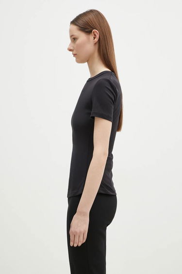 T-shirt Samsoe Samsoe Samsoe Samsoe Saevelyn Fitted T-Shirt Sort | F24400022, 1
