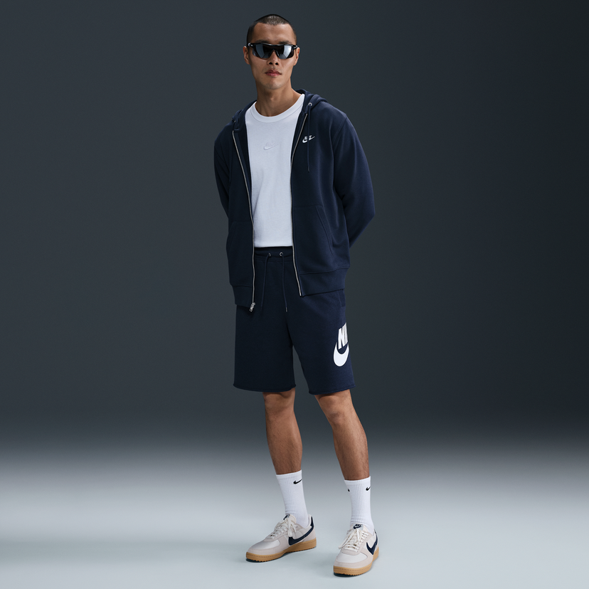 Sweatshirt Nike Club Alumni French Terry Shorts Mørkeblå | FQ4950-451
