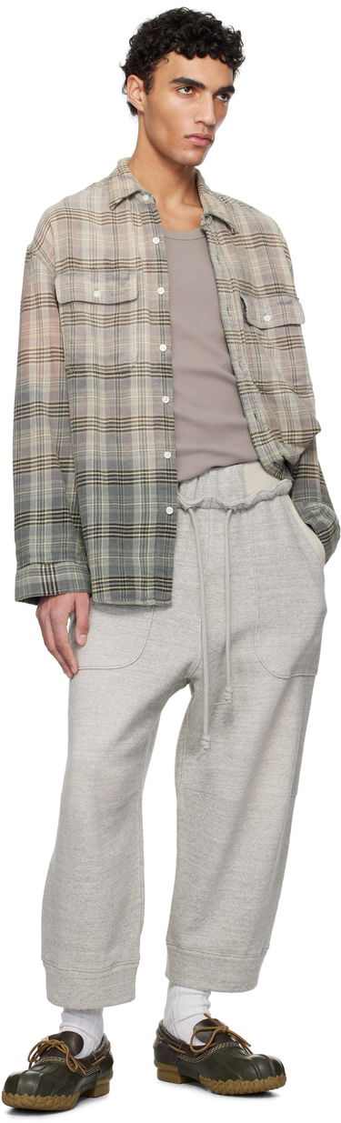 Joggingbukser R13 R13 Deconstructed Cropped Sweatpants Grå | R13MK254-001BH, 3