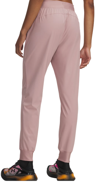 Bukser Under Armour Rival Hi Rise Woven Pant Lyserød | 1382727-673, 1
