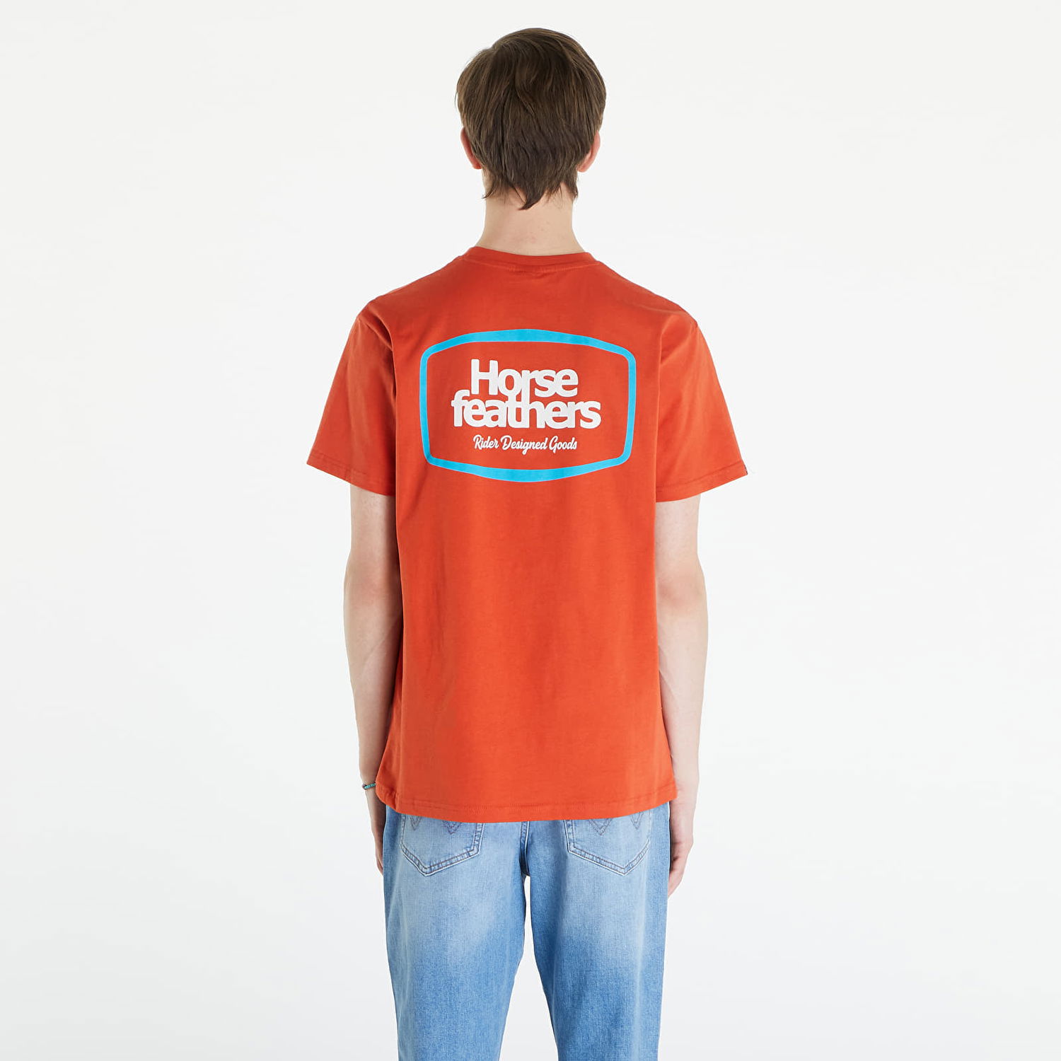 T-shirt Horsefeathers Bronco T-Shirt Orange Rust Orange | SM1338C, 1