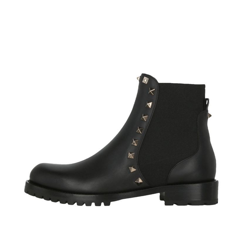 Sneakers og sko Valentino Rockstud Ankle Boots Black (Women's) Sort | WS0D47VOT_0NO