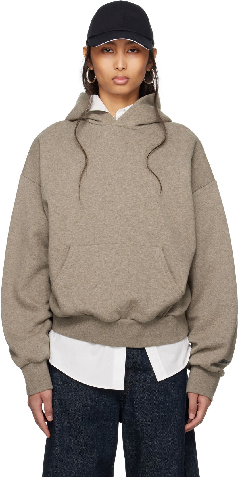 Sweatshirt Fear of God Fear of God ESSENTIALS Classic Hoodie Grå | 192AS252051F