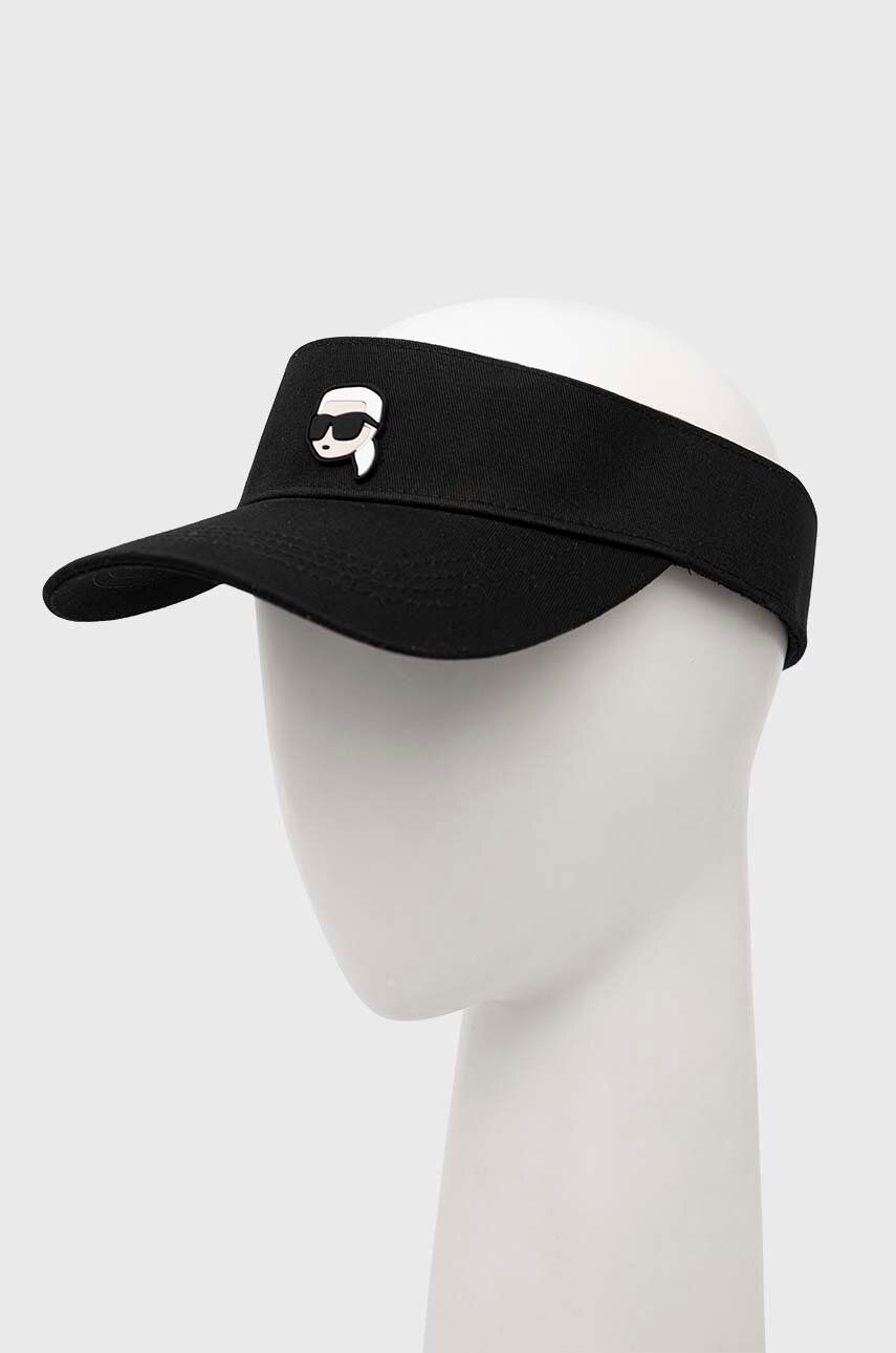 Hat KARL LAGERFELD Kšilt černá barva, s aplikací Sort | 231W3402, 0