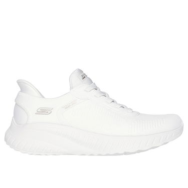 Sneakers og sko Skechers Bobs Squad Chaos Slip-Ins Hvid | 117497-OFWT, 1