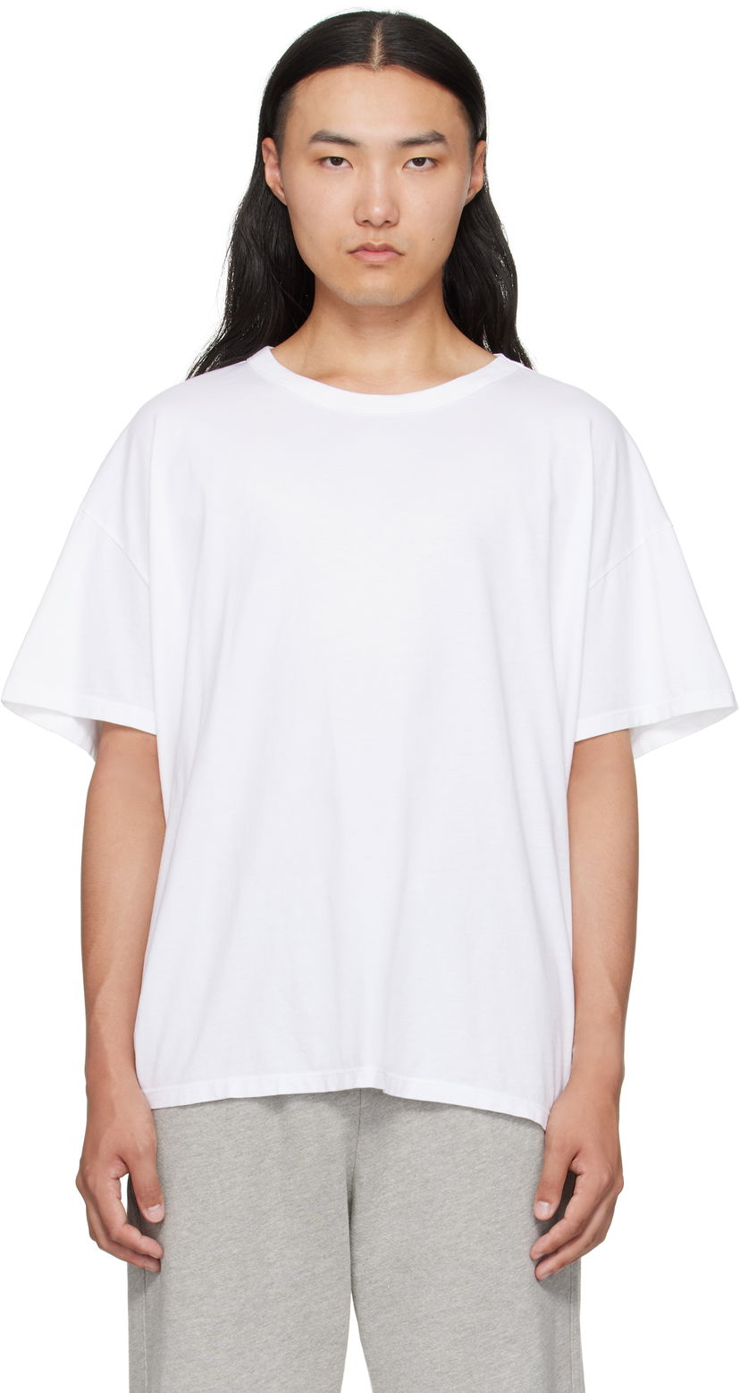 T-shirt LES TIEN Les Tien Oversized T-Shirt Hvid | CJ-2092