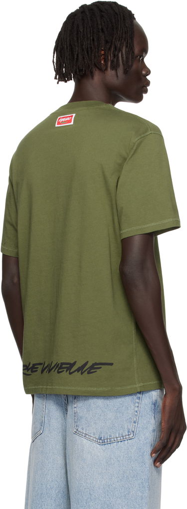 T-shirt KENZO Kenzo Paris Futura 2000 Edition Cotton T-Shirt Grøn | FF65TS2524SG, 2