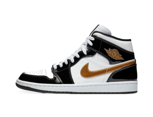 Sneakers og sko Jordan Air Jordan 1 Mid Patent "Black Gold" Flerfarvet | 852542-007