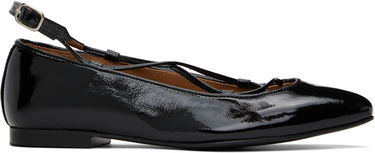 Sneakers og sko A.P.C. Lace-Up Ballerina Flats Sort | PXCAI-F53309, 0