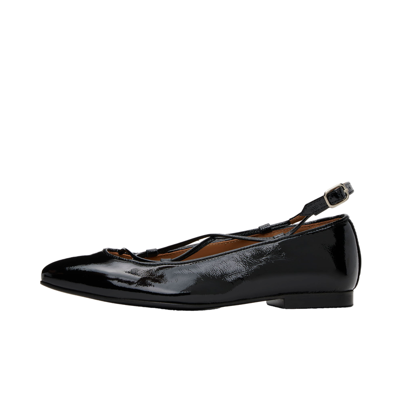 Sneakers og sko A.P.C. Lace-Up Ballerina Flats Sort | PXCAI-F53309