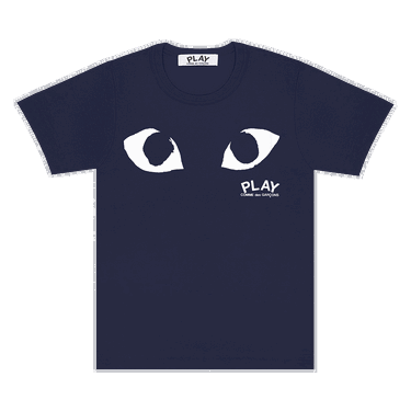 T-shirt Comme des Garçons PLAY Eyes Logo Short-Sleeve T-Shirt Mørkeblå | AZ T178 051 1, 0