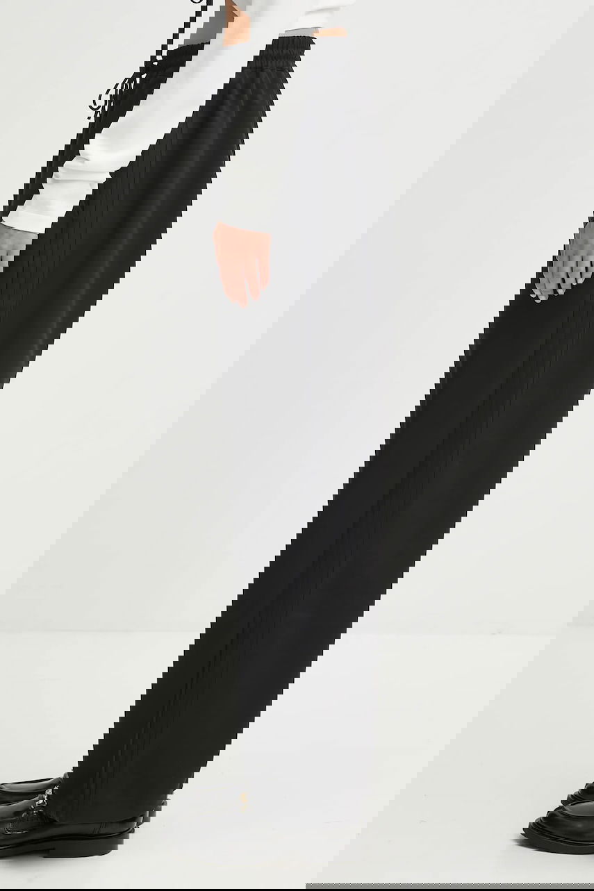Bukser Y-3 Y-3 3S Track High-Waist Wide-Leg Pants Sort | JV6772, 1