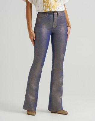 Jeans Wrangler Wrangler x Lainey Wilson Flare Jean Glitter 32 x32 Hvid | 112374944:32:32, 1