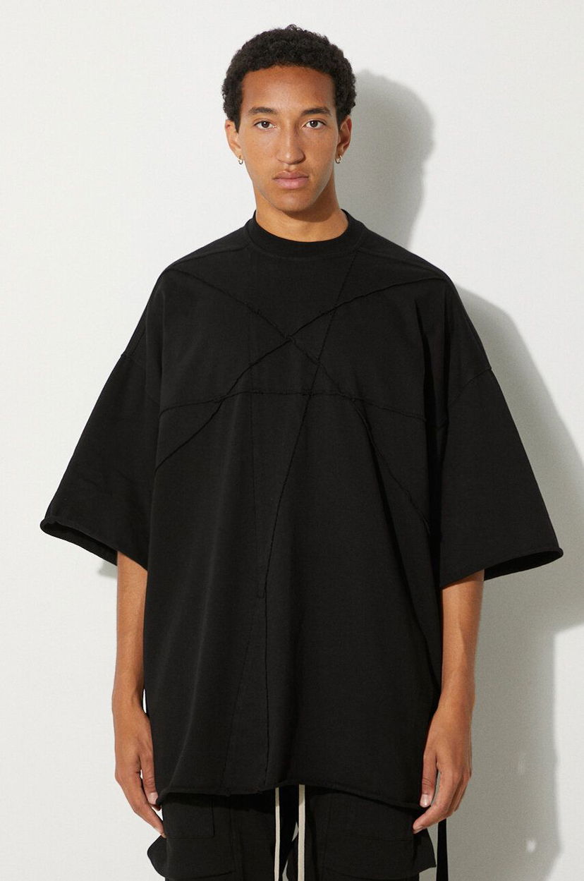 T-shirt Rick Owens Tommy T-Shirt Sort | DU02D2259.RIGET1