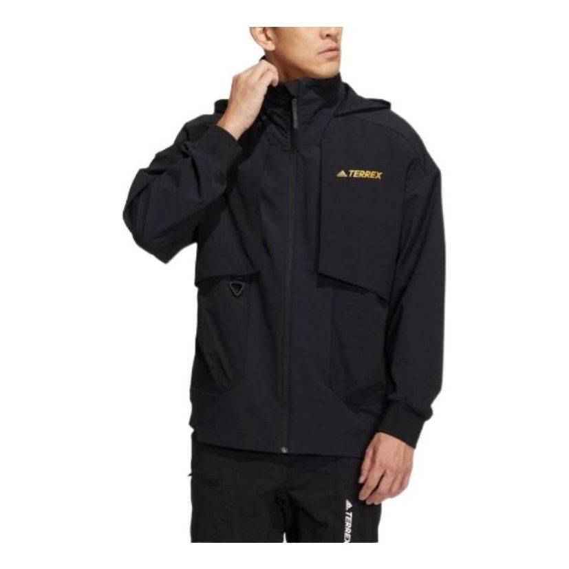 Parka adidas Performance Terrex Men's Hooded Outdoor Jacket Sort | HN2027