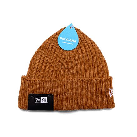 Beanie New Era Rib Short Cuff Beanie Toasted Peanut / Black One Size Orange | 60364240, 0