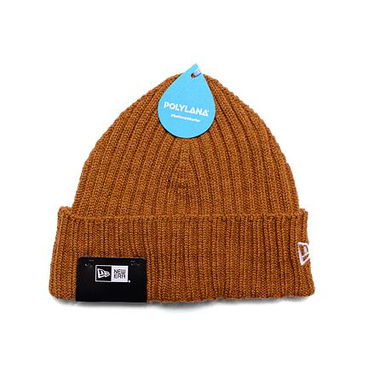 Beanie New Era Rib Short Cuff Beanie Toasted Peanut / Black One Size Orange | 60364240, 0