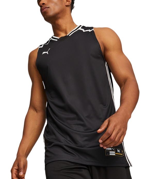 Jersey Puma Hoops Team Game Jersey Sort | 676628-01, 0