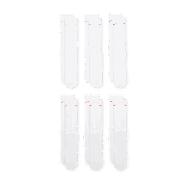 Sokker Nike Everyday Plus Cushioned Training Socks (6 Pairs) Hvid | SX6897-968, 3
