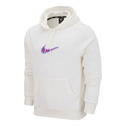 Sweatshirt Nike SB Fleece Skate Hooded Pullover Hvid | DM6479-133