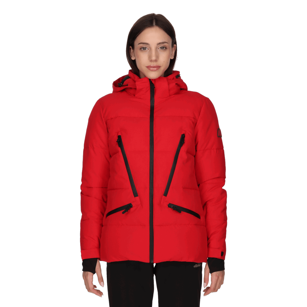 Puffer jakke Ellesse ZIZZY Puffer Jacket with Hood Rød | ELA223F522-51, 0