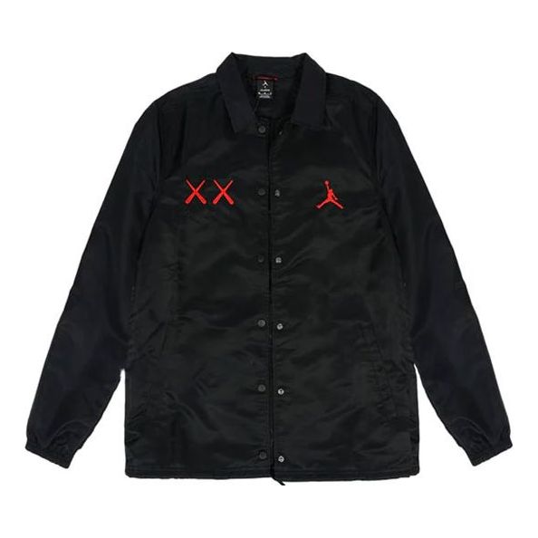 Vindjakke Jordan Jordan KAWS Coaches Jacket Sort | 884483-010