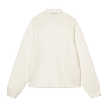 Sweater Carhartt WIP Carhartt WIP Detroit Knit Jacket Hvid | A242021_12, 5