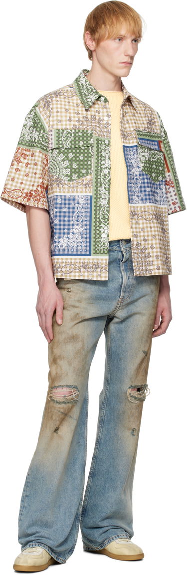 Skjorte Rhude Rhude Bandana Boxy Work Shirt Flerfarvet | RHSS25SR05217, 3