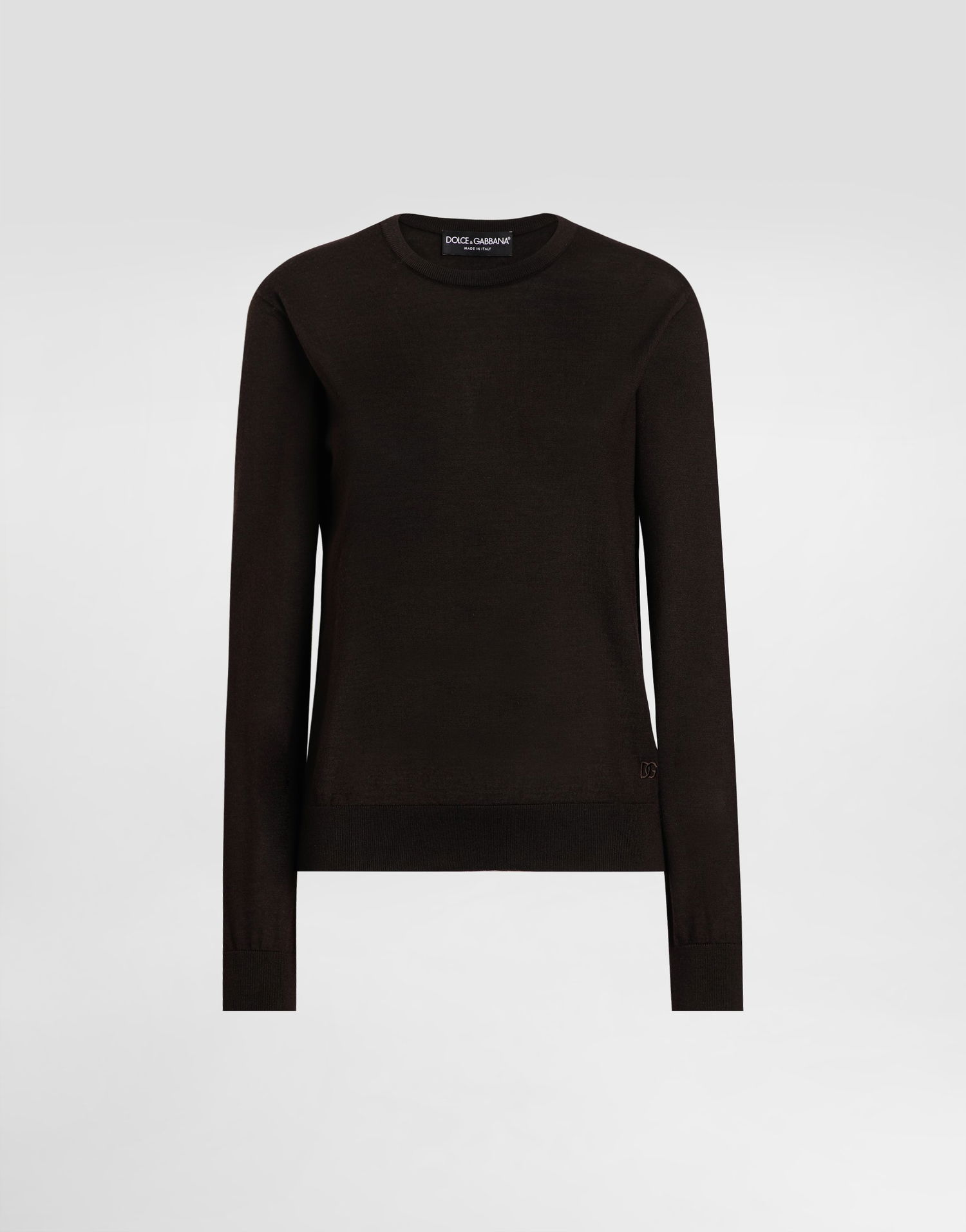 Sweater Dolce & Gabbana Dolce & Gabbana Cashmere Pullover Brun | FXXAGZJBW0PM0682, 0