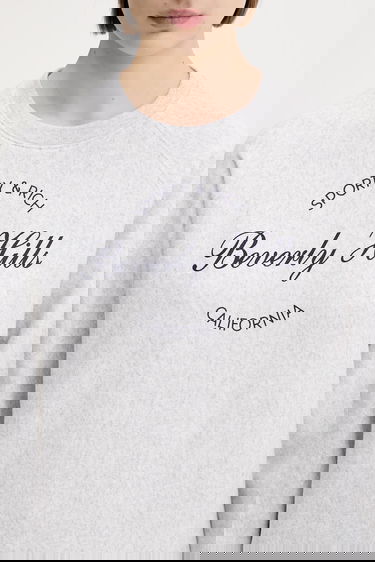 Sweatshirt Sporty & Rich Sporty & Rich Beverly Script Sweatshirt Grå | ST082626257GY03, 7