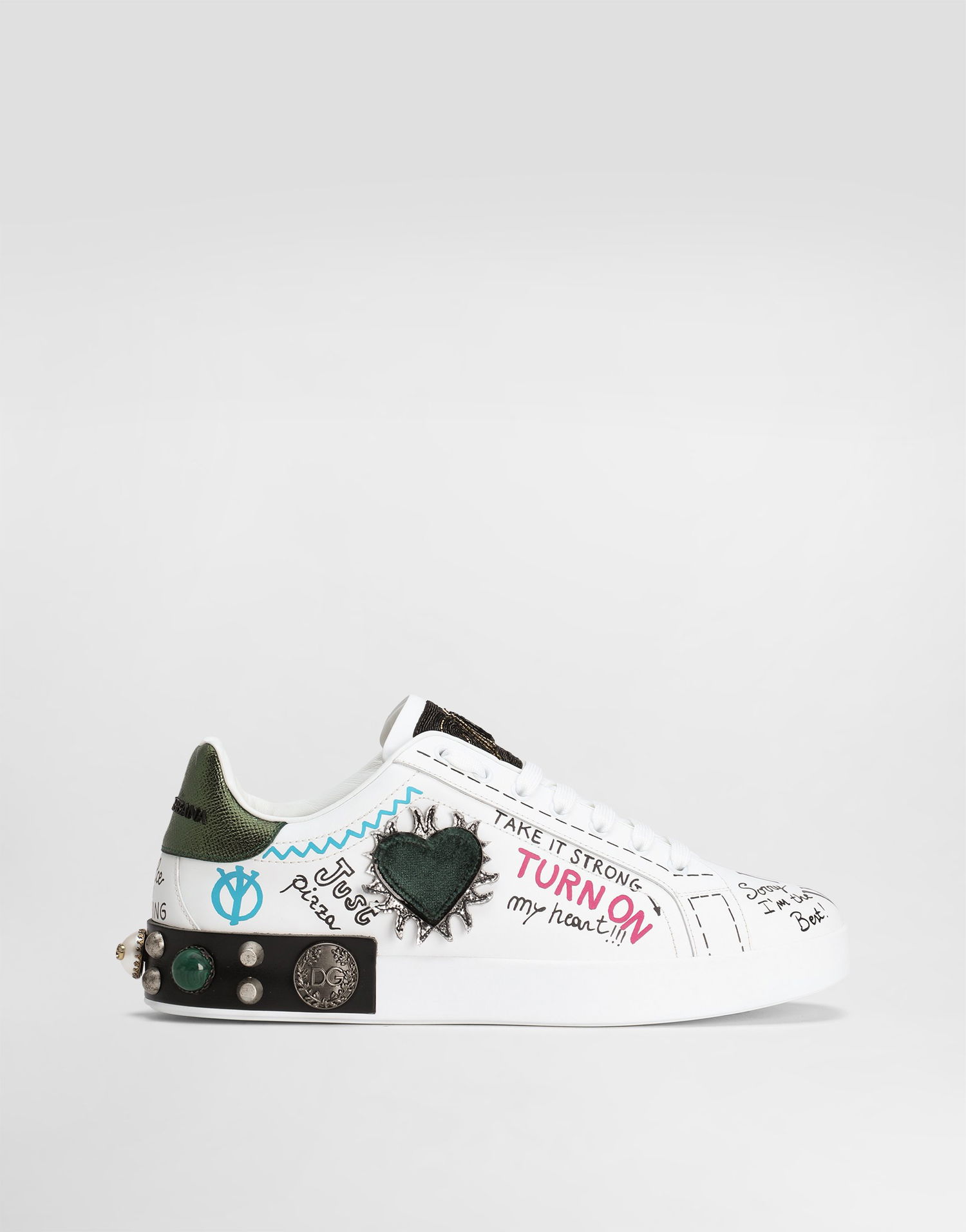 Sneakers og sko Dolce & Gabbana Dolce & Gabbana Portofino Calfskin Hvid | CS1759AH029HA9EV, 0