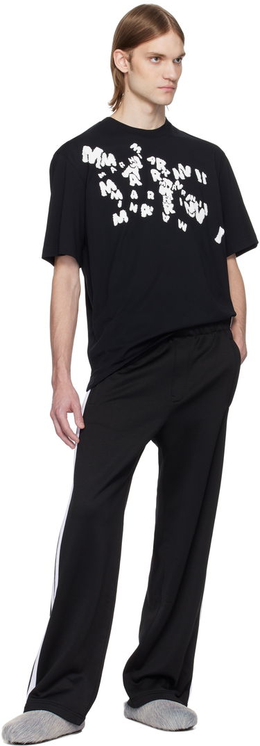 T-shirt Marni Marni 'Marni' Caos Logo T-Shirt Sort | HUMU0287P0 USCX49, 3