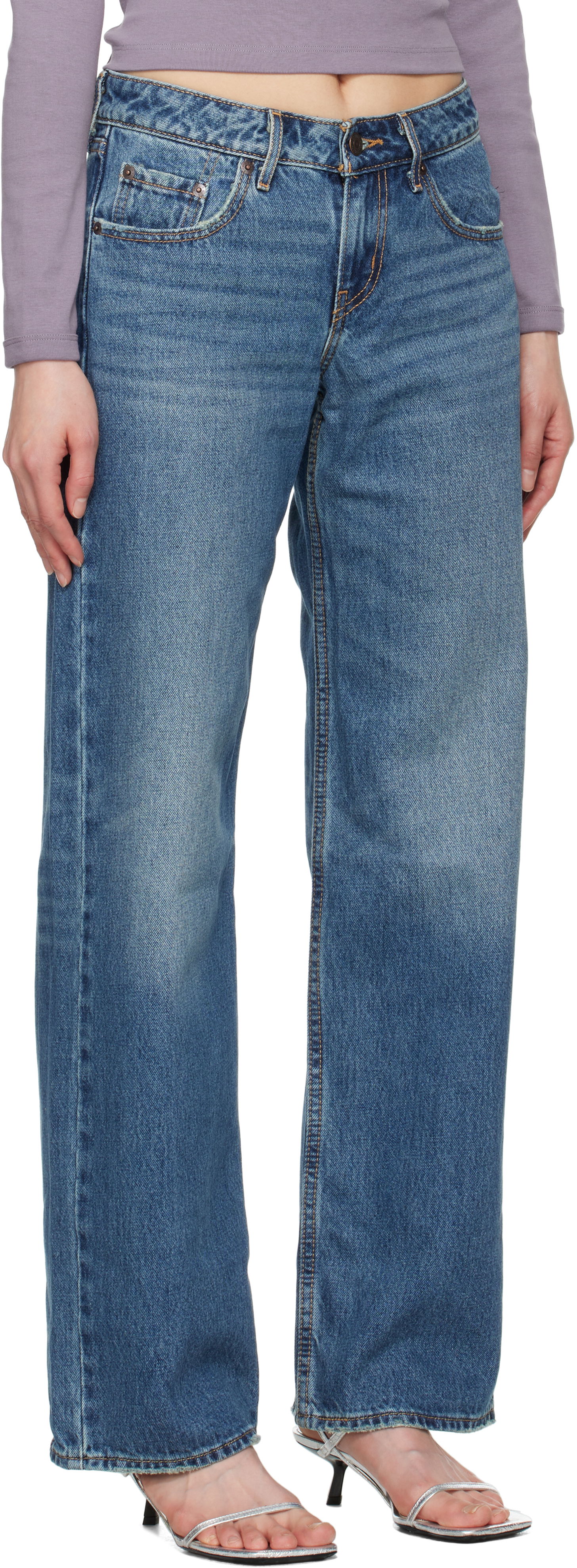 Jeans Levi's Low Loose Jeans Blå | A5566-0006, 1