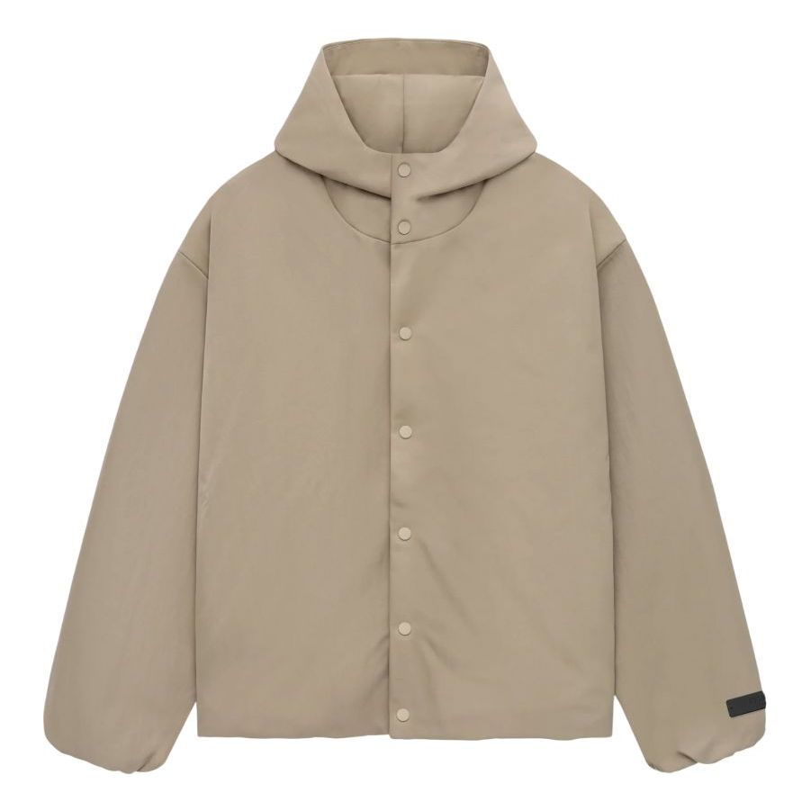 Jakke Fear of God Fear of God Essentials Hooded Coach Jacket Beige | 202HO246377F, 0