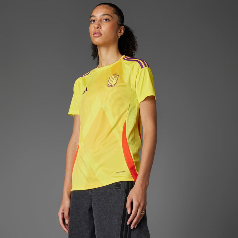 Jersey adidas Performance Belgium 25 Women's Away Jersey Gul | JD7436