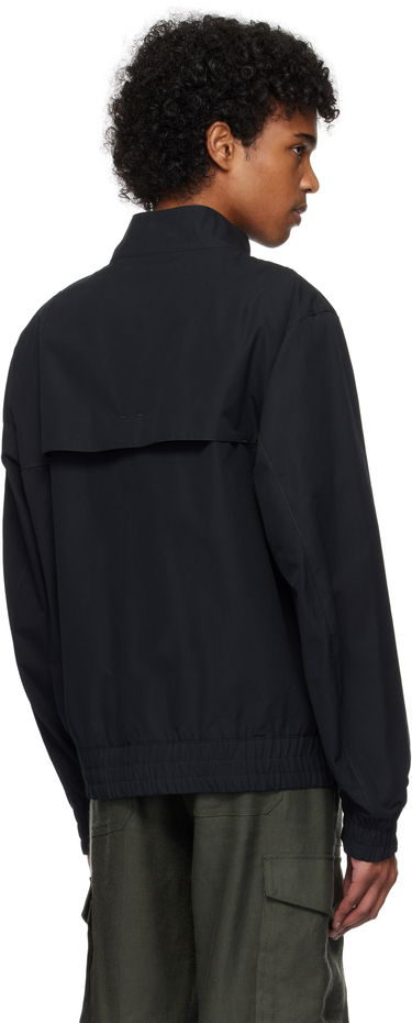 Bomberjakke Stone Island Stone Island Weatherproof Canvas Bomber Jacket Sort | K1S15 4100026 S00F1, 2