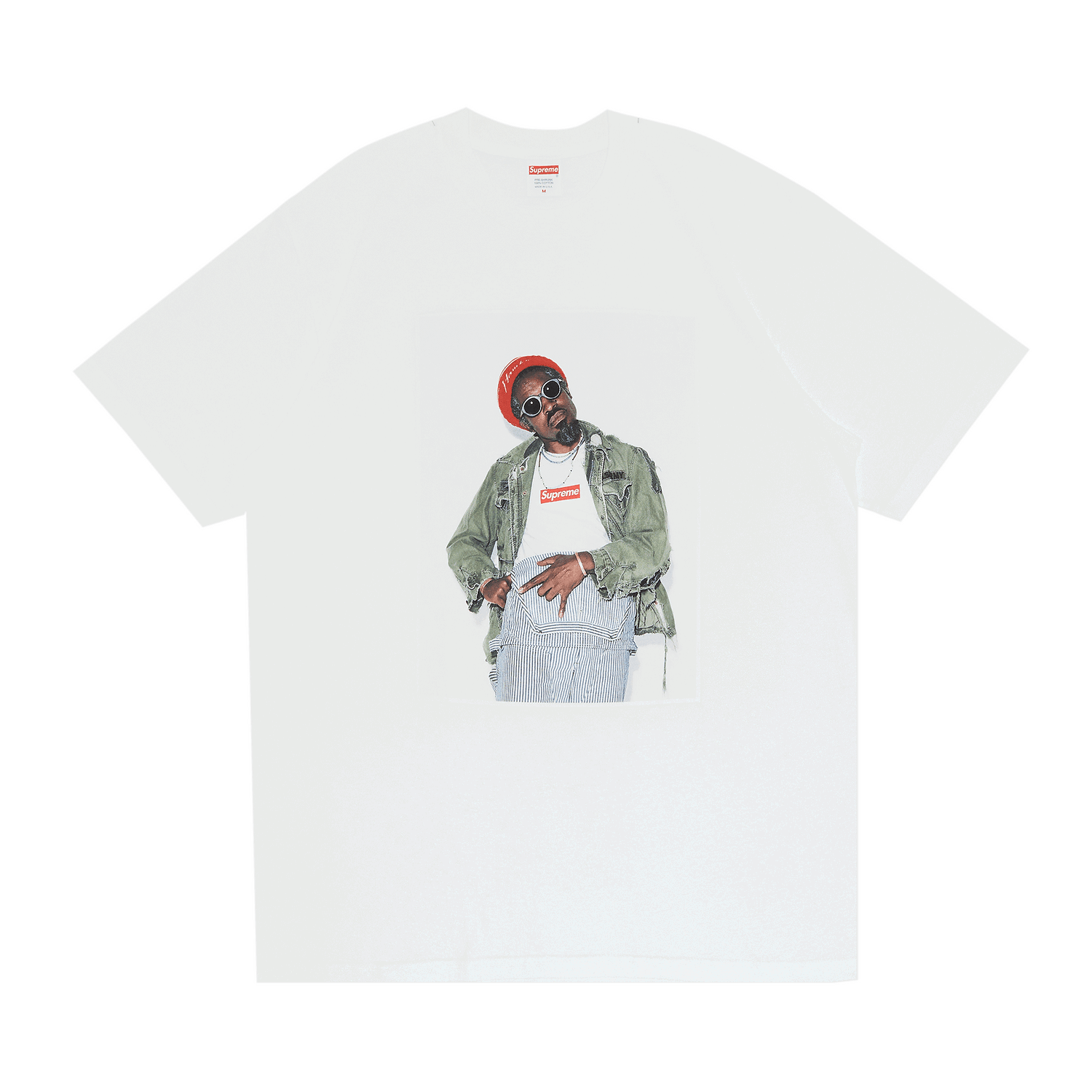 T-shirt Supreme André 3000 Tee Hvid | FW22T51 WHITE, 0