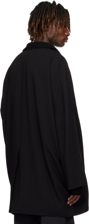 Frakker Rick Owens Rick Owens Oversized Arrowhead Jacket Sort | RU01E5751 WA, 2