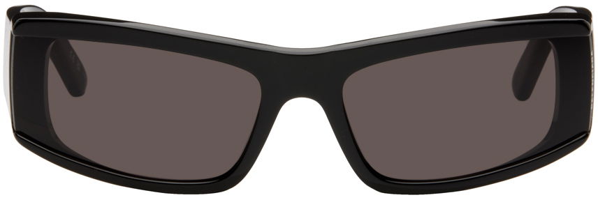 Solbriller Balenciaga Rectangular Sunglasses Sort | BB0301S-001, 0