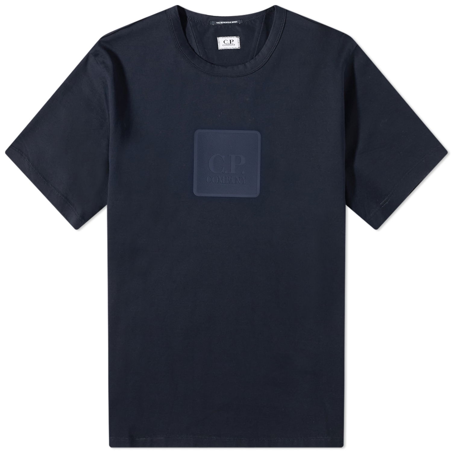 T-shirt C.P. Company Metropolis Patch Logo Tee Mørkeblå | 14CMTS197A-006370W-888, 0