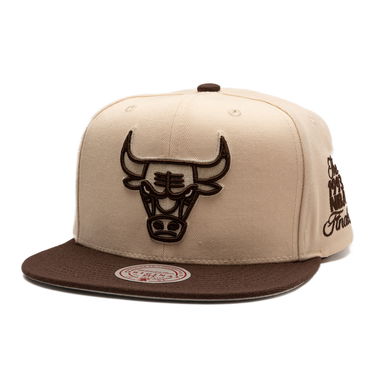 Kasket Mitchell & Ness NBA Fashion Basic 2T Snapback Chicago Bulls One Size Beige | HS12956-CBUCREA, 0