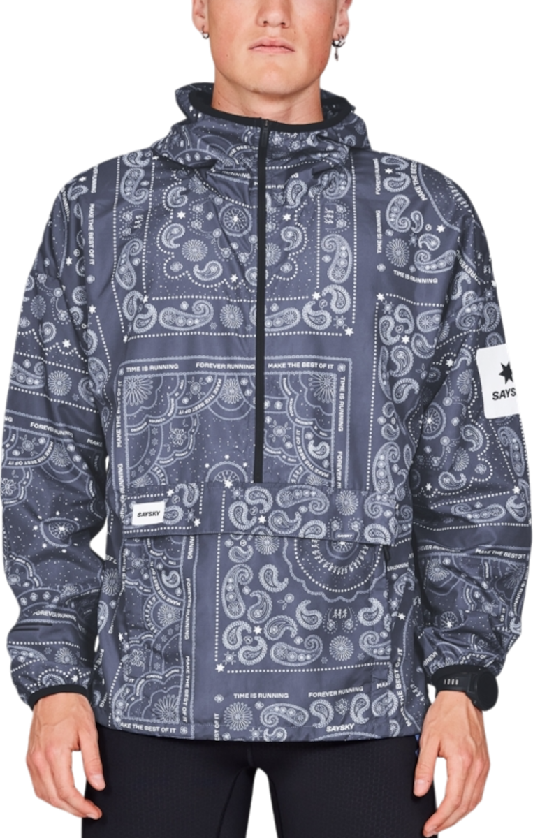 Vindjakke Saysky Saysky Paisley Pace Anorak Grå | mmrja05c1020