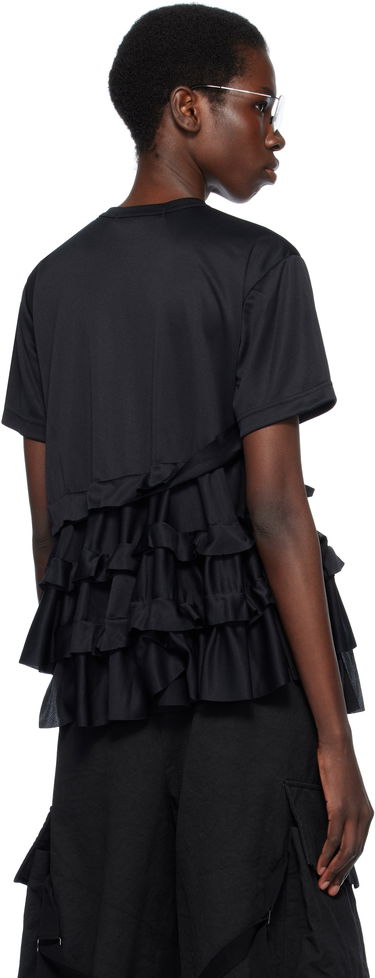 T-shirt Comme des Garçons Comme des Garçons T-Shirt with Ruffle Detail Sort | RO-T008-051-1, 2