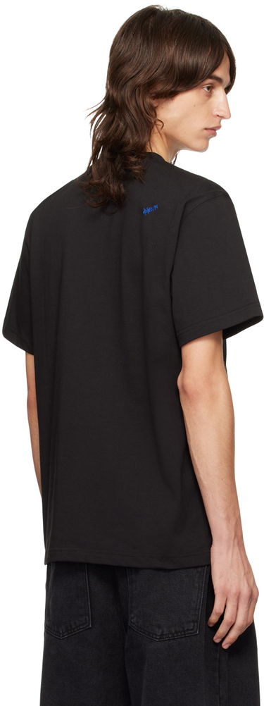 T-shirt ADER ERROR Flocked Logo Graphic T-Shirt Sort | BN25FYTS0101BK, 2