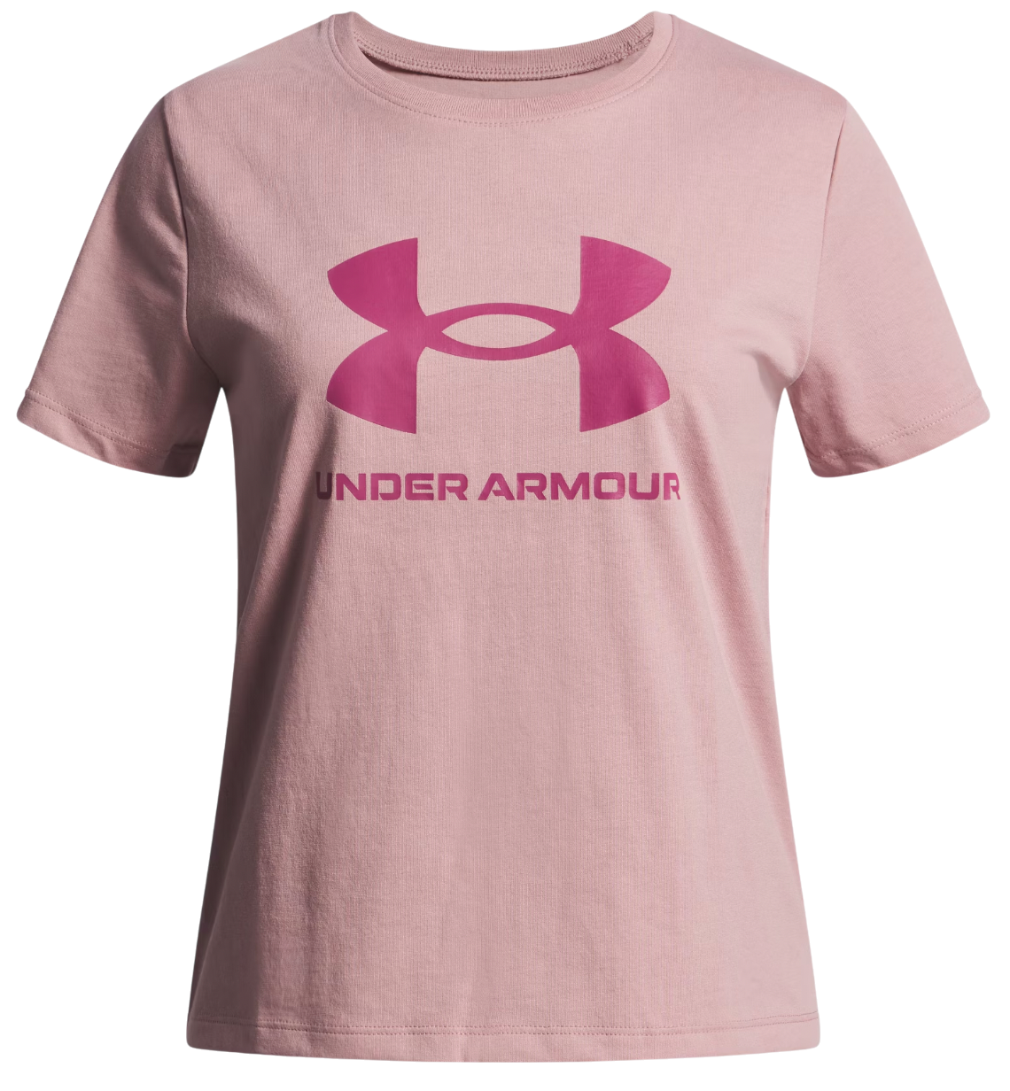 T-shirt Under Armour T-Shirt BIG LOGO Short Sleeve Lyserød | 1389756-673, 0