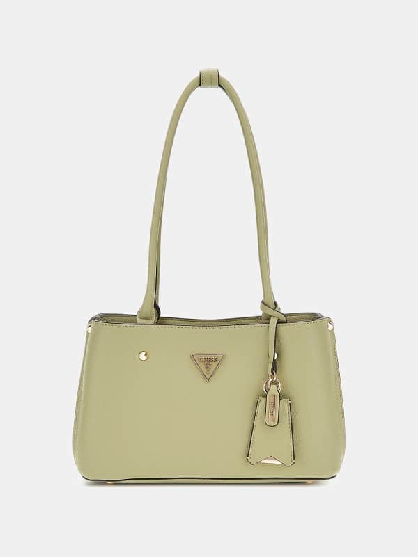 Håndtaske GUESS Studded Shoulder Bag Grøn | HWBG8778090, 0