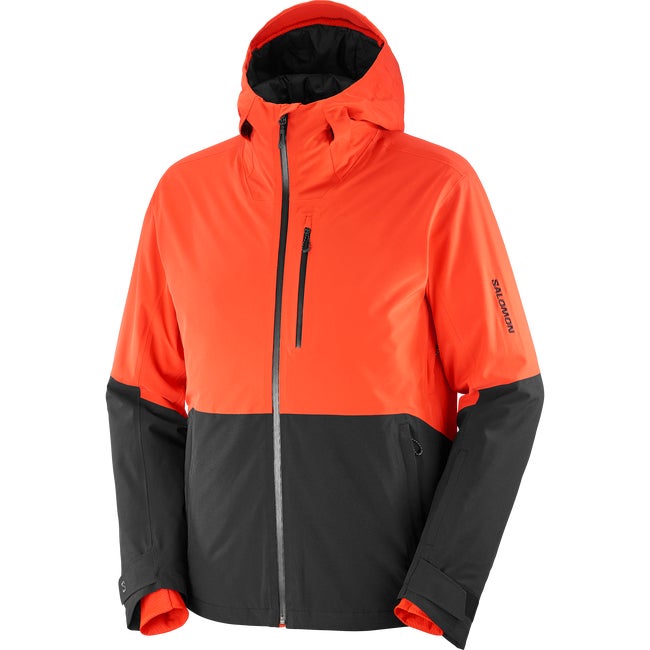 Parka Salomon Waterproof Hooded Ski Jacket Rød | LC2353500, 1