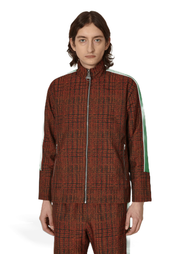 Jakke Ahluwalia Blitta Track Top Jacket Bourgogne | M-AHLU-TO001-SS23-FA90 BK